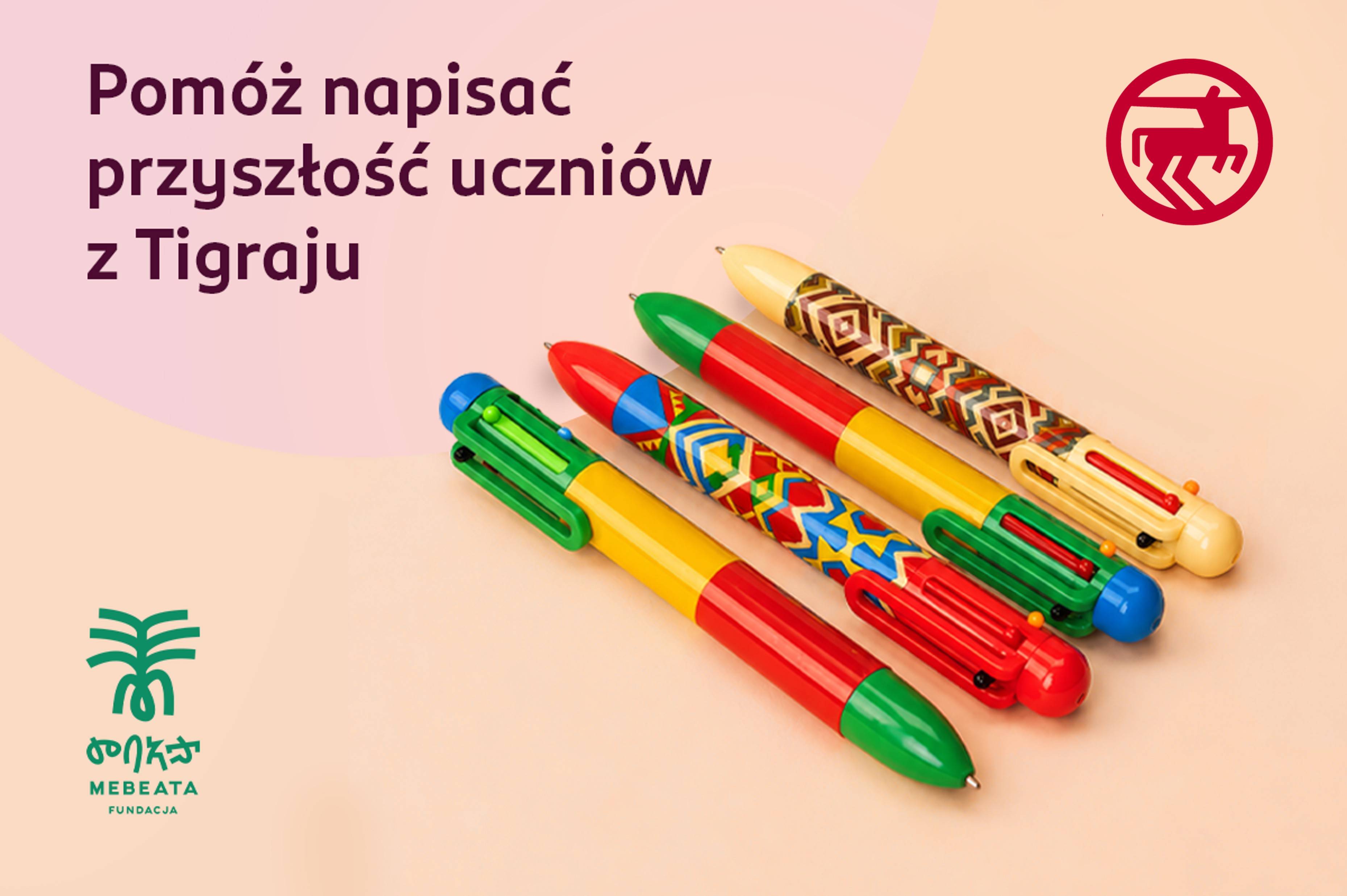 50 tys. długopisów na budowę szkoły w Tigraju 
